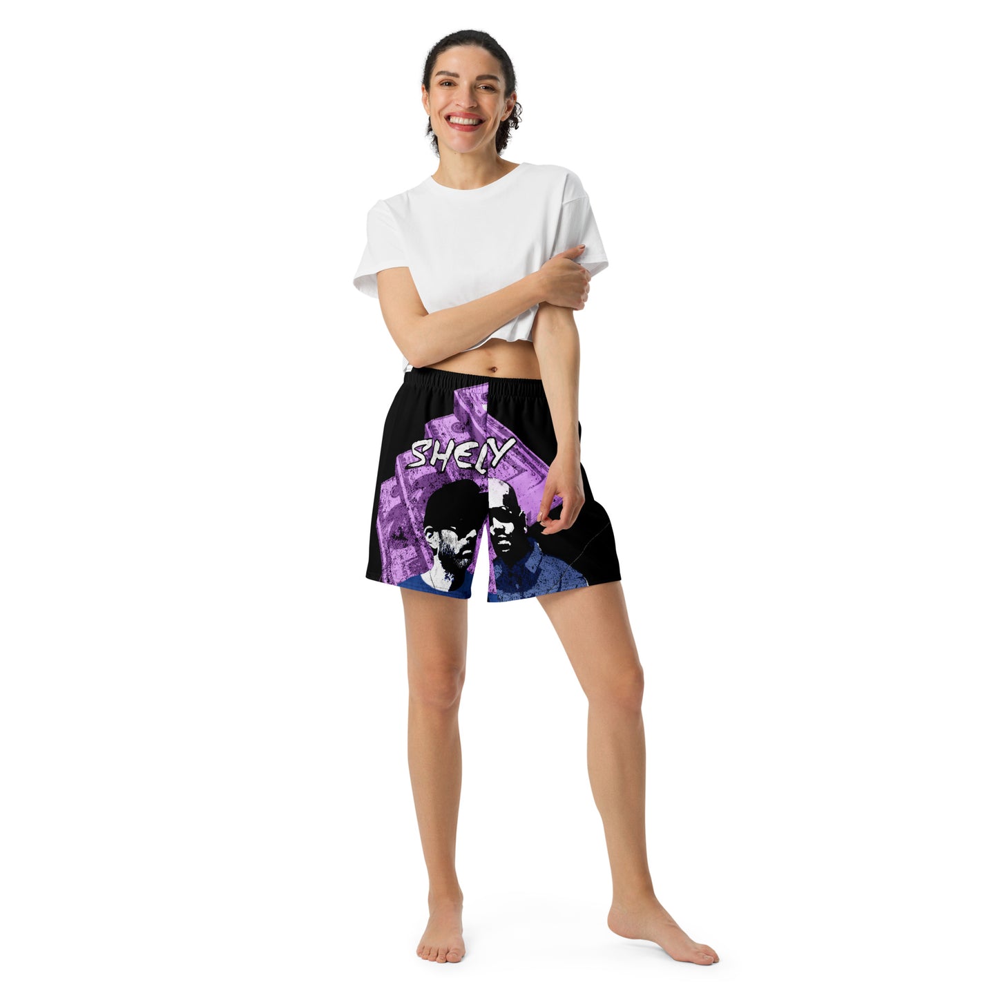 All-Over Print Unisex Athletic Long Shorts