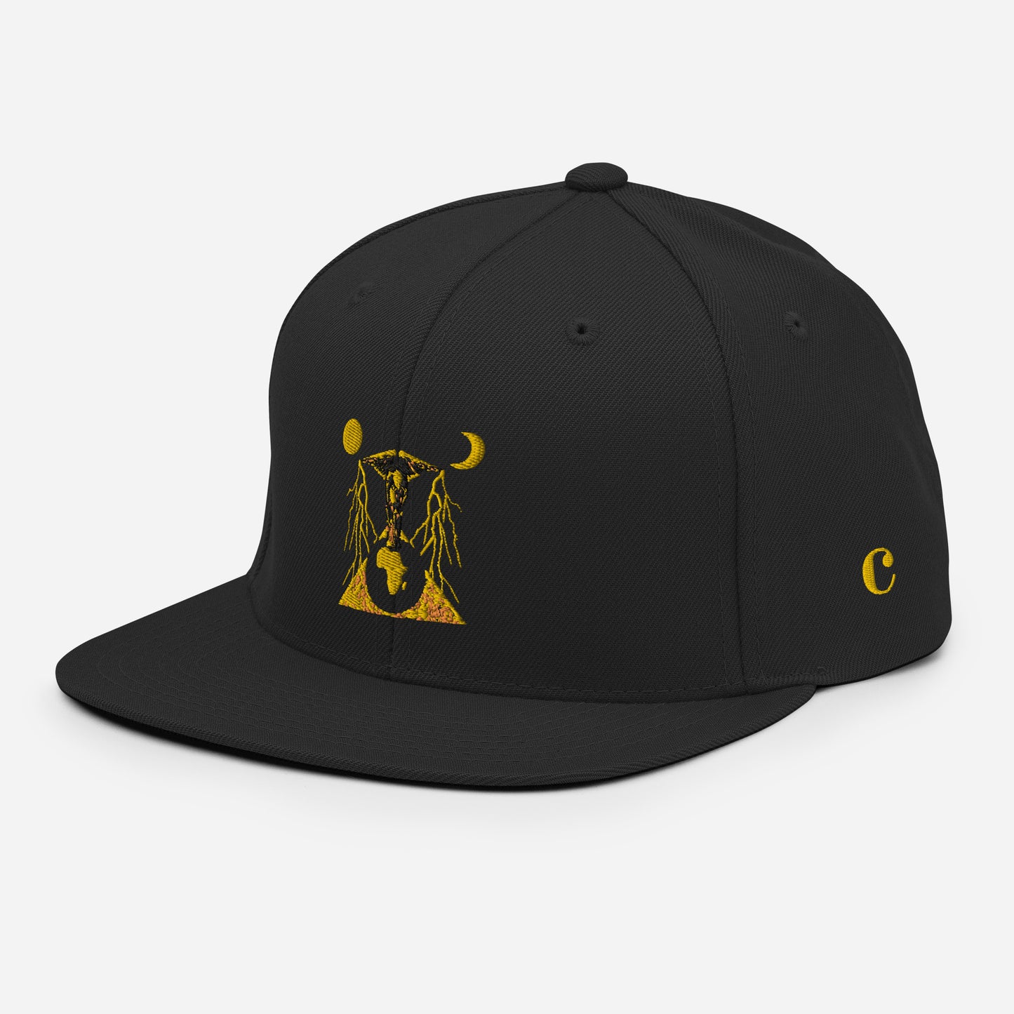 Gold African Angel - Snapback Hat