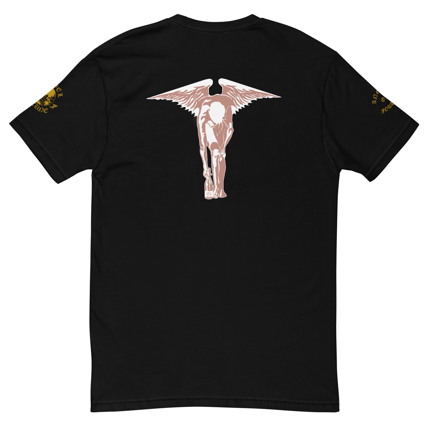 Rose Gold Money Bag Angel -Short Sleeve T-shirt