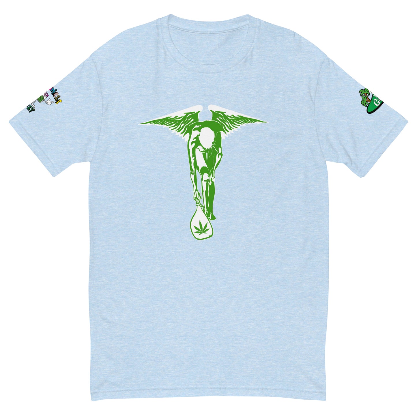 Green Global Angel Short Sleeve T-shirt