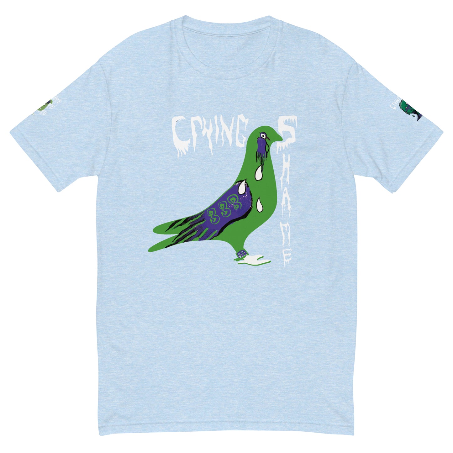 Crying Shame Pidgeon - Short Sleeve T-shirt