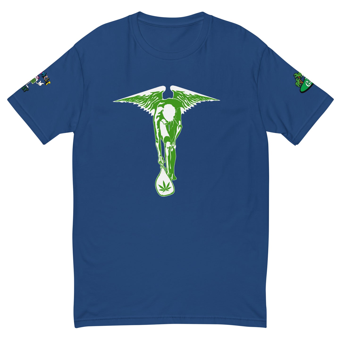 Green Global Angel Short Sleeve T-shirt