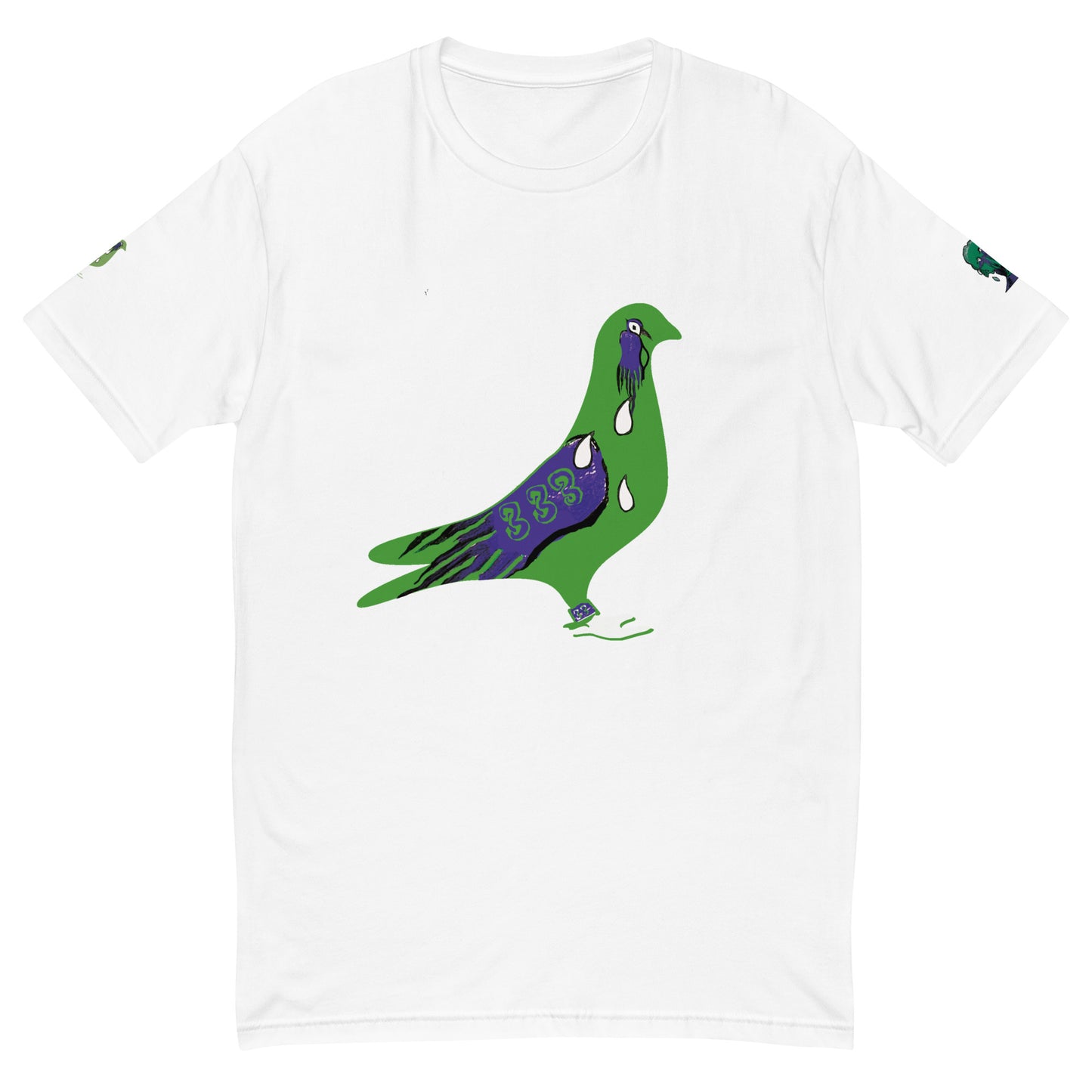Crying Shame Pidgeon - Short Sleeve T-shirt