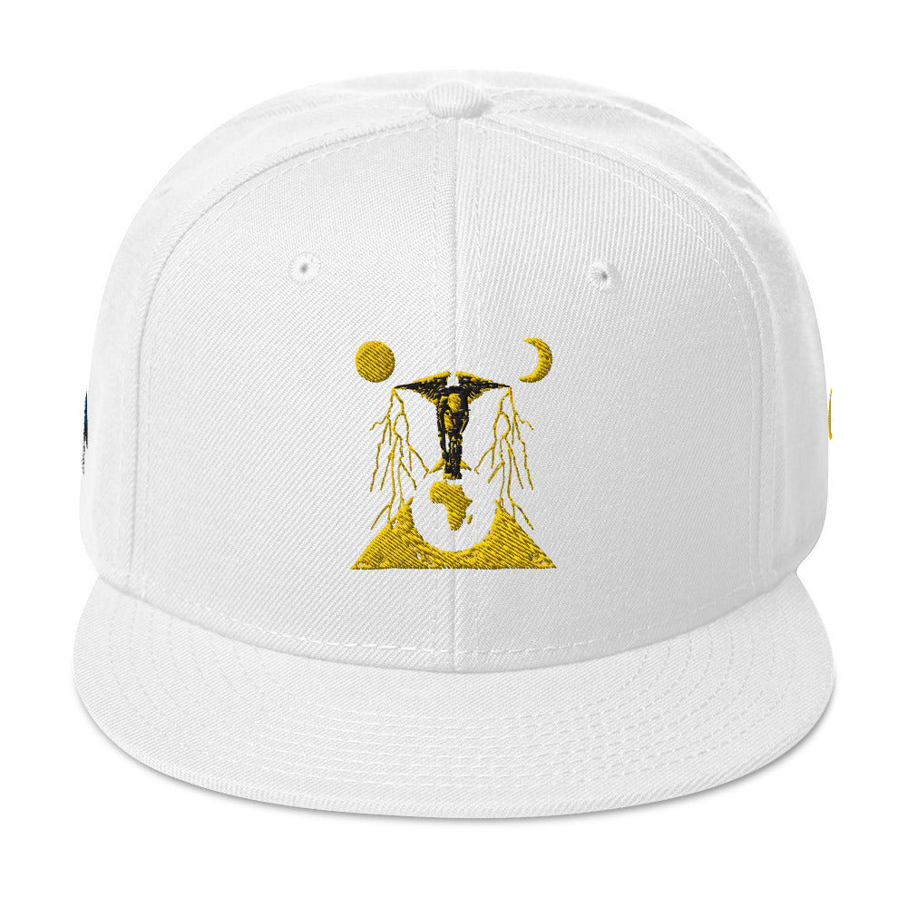 Gold African Angel -Snapback Hat