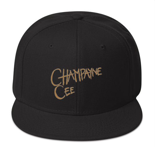 Champayne Cee Painted logo -Snapback Hat