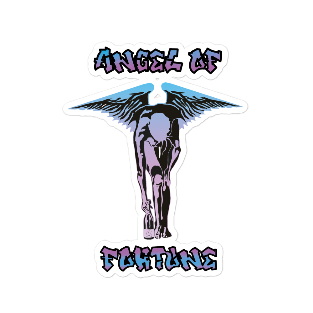 Colour Angel of Fortune -Bubble-free stickers