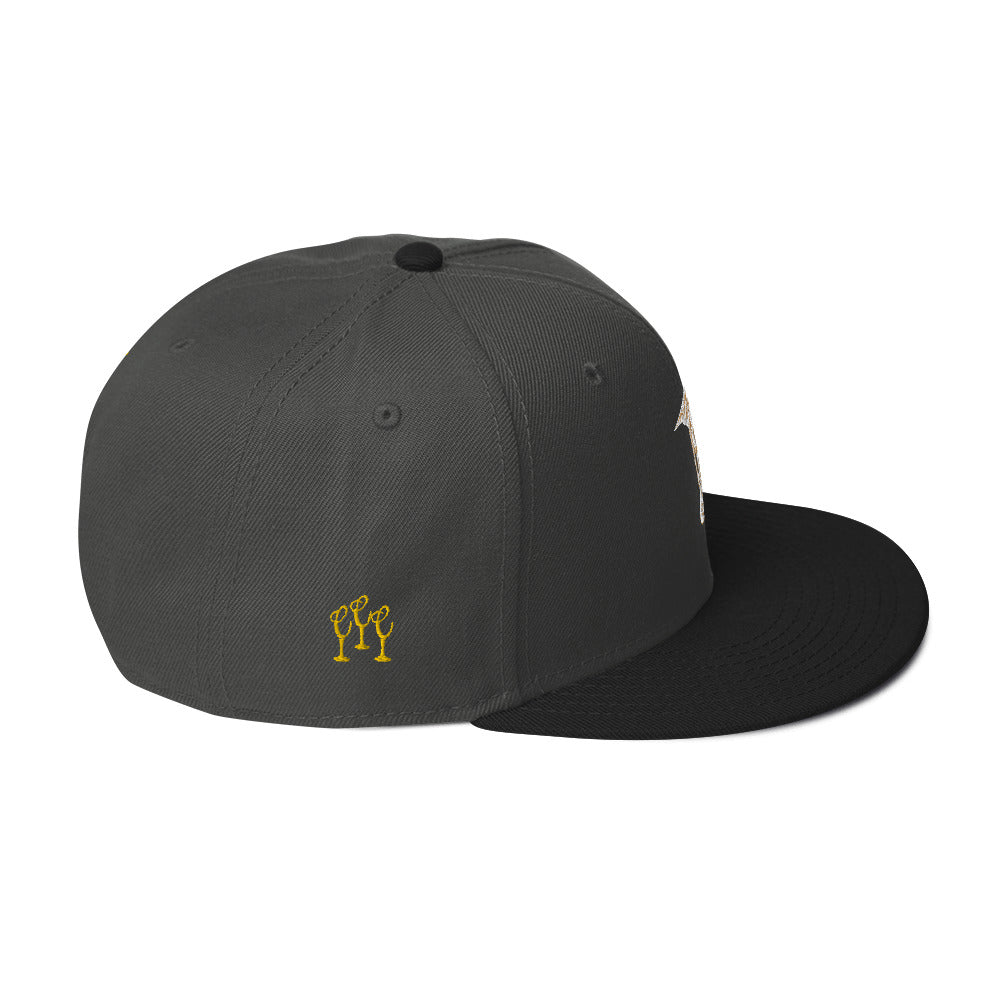 Gold Money Bag - Snapback Hat